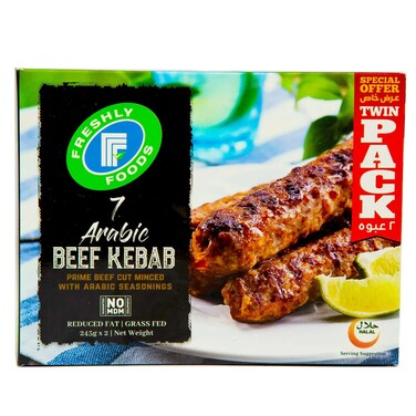 Freshly Beef Sheesh Kebab 2 X 245 gr