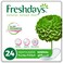 Freshdays Natural Cotton Feel Normal 24 Cotton Pantyliners