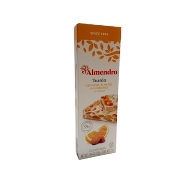 El Almendro Almond Orange Turron 75 gr