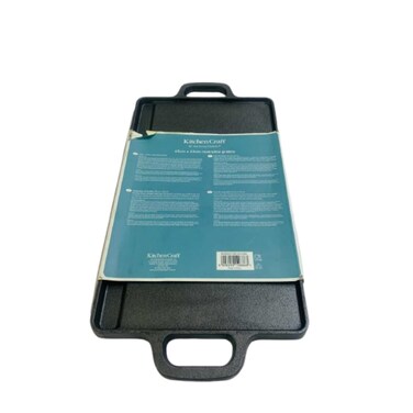 Kcraft Cast Iron Griddle 45 x 23 cm