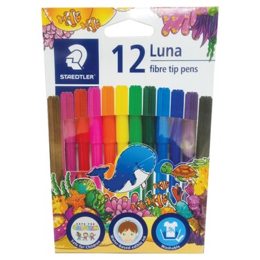 Staedtler Luna Fibre Tipped Pen 12P