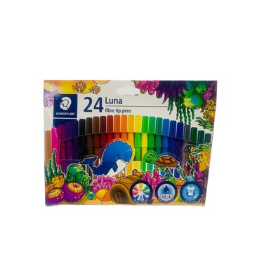 Staedtler Luna Fiber Tipped Pen 24 Pieces