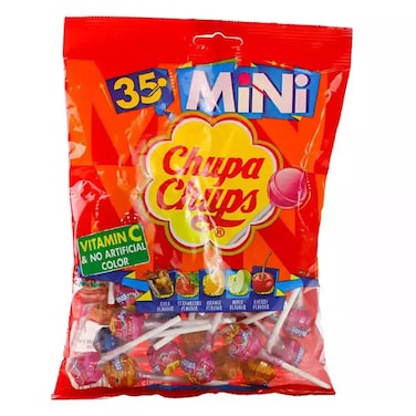 Chupa Chups Fruity Mini Lollipops 210g