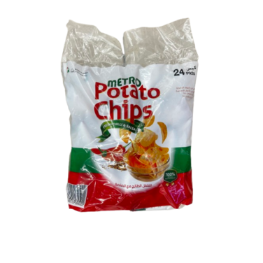 Metro Chips Chili&amp;Salsa 14Grx24