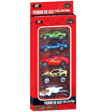 Power Joy Premium Die Cast 5in1 Vehicle Set