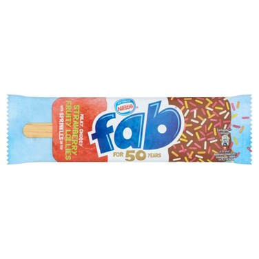 Nestle Fab Strawberry Lolly 58ml