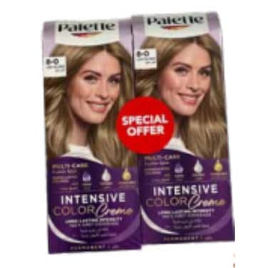 Palette Intensive Color Cream Long Lasting Black 2 x 100 ml