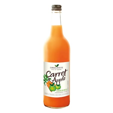 James White Organic Juice Carrot And Apple Flavor 750 Ml