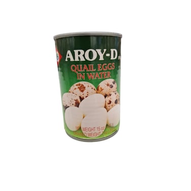 Aroy D Canned Quail Eggs in Water 425g