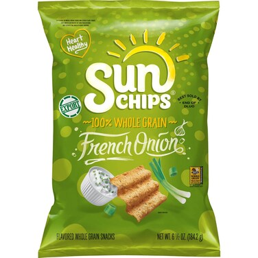 Sun Chips Whole Grain Snacks French Onion 1.84g