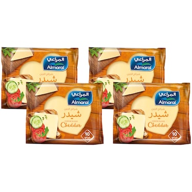 Almarai Cheddar Cheese Slices 200g x4