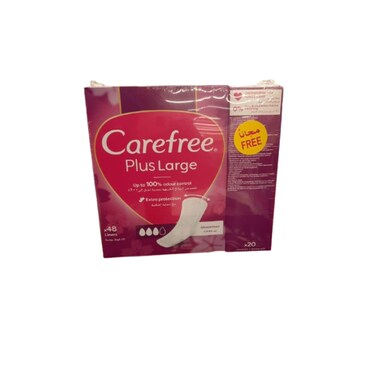 Carefree Large Fresh Pantyliners 68pieces