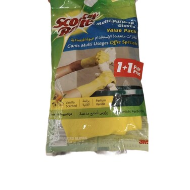 Scoth Brite Multi Purpose Gloves Small 1+1 Pair