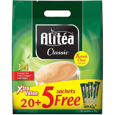 Alitea Classic 3-In-1 Karak Tea 20g Pack of 25