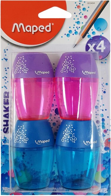 Maped Shrpnr 1Hole Shaker 4Pcs