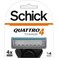 Schick Quattro Titanium Razor with Blades 4 pieces