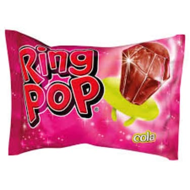Bazooka Ring Pop Assorted 10 gr