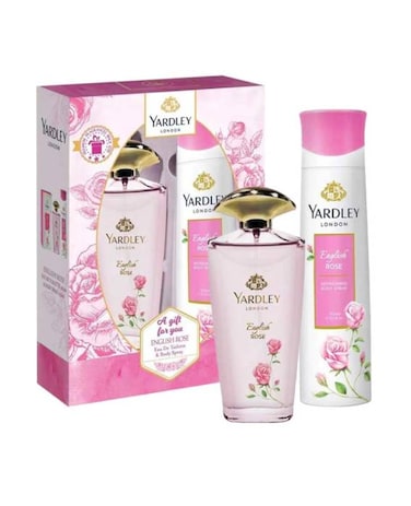 Yardley Eau De Toilette Rose 125 ML Plus Body Spray 150 ML