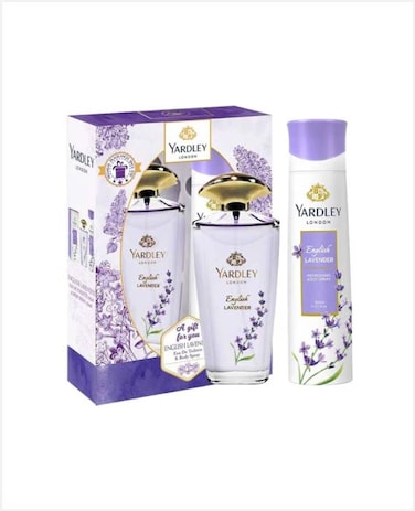 Yardley Eau De Toilette Lavender 125 ML Plus Body Spray 150 ML