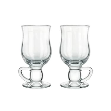 Footed Glass Mug