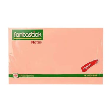 Fantastick Sticky Notes 2x3 Inch Fluor Orange
