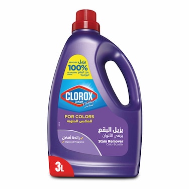 Clorox Clothes Liquid Stain Remover &amp; Color Booster For Colored Clothes, 3L