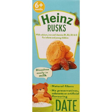 Heinz Rusk Date 6+ months 150g