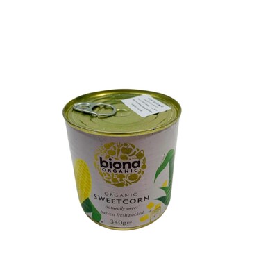 Biona Sweet Corn in Can 340 gr