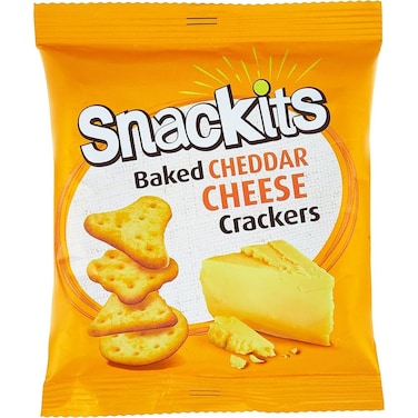 Snackits Baked Cheddar Cheese Crackers 26g