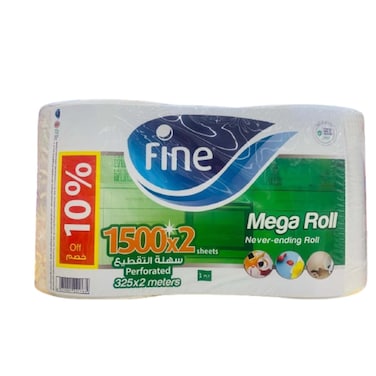 Fine Jumbo Roll 2x1ply(20cmx325m)