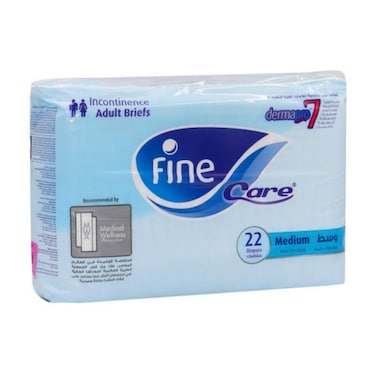 Fine Care Adult Brief Medium 22 diapers
