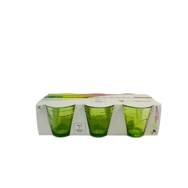 Pasabahce Tumbler Green 6 Pieces