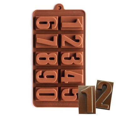 Kcraft Numbers Chocolate Mould