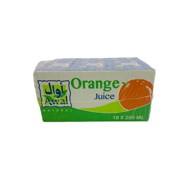 Awal Orange Juice 18 x 200 ml