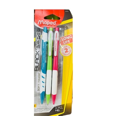 Maped Mech Pencil Long Life 3 Pieces 0.7 mm