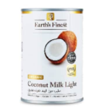 Earth Finest Coconut Milk Light 400 ml