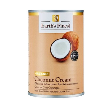 Earths Finest Organic Coconut Cream 400 ml