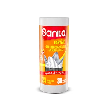 Sanita Easy  OXO Biodegradable Garbage Bags 30 Gallons 24 Garbage Bags