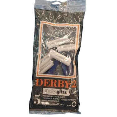 Derby Twin Blade Disposable Razor 5 Pieces