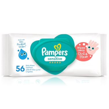 Pampers Sensitive 56 Baby Wipes
