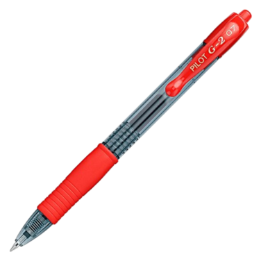 Pilot G-2 Gel Ballpen 07 Red