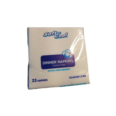 S&amp;amp;C COTTON FEEL PAPER NAPKIN 33x33C