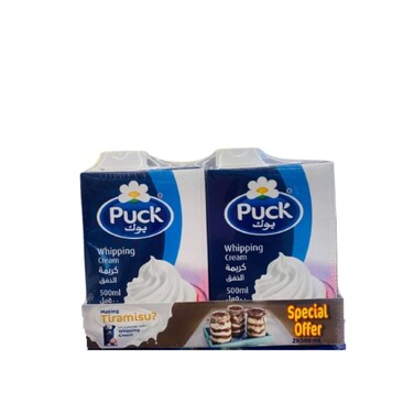 Puck Whipping Cream 2X500 ML