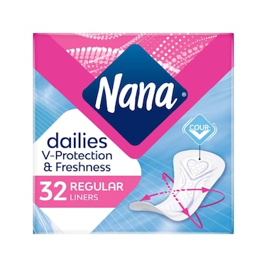 Nana Panty Liners Normal Curve Fit 32 Pieces