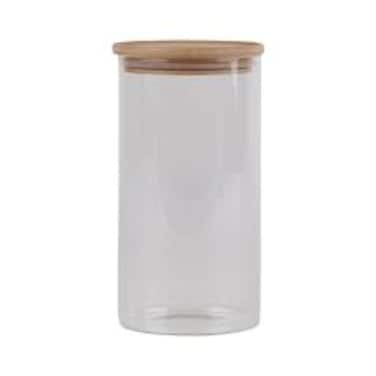 Elegant Jar W Bamboo Lid 1.5 Ltr