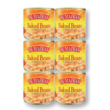 Al Mazraa Bakes Beans 6x220g