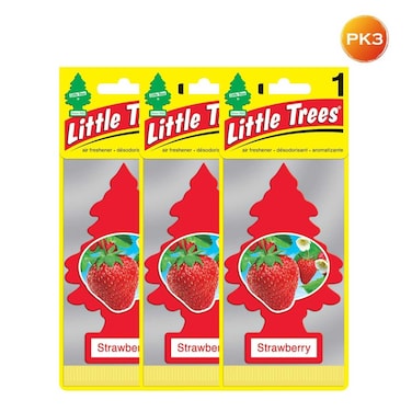 Little Tree Air Freshener Strawberry 3 pieces
