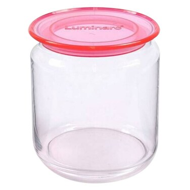 Luminarc Jar Pink Lid 0.75 Liter