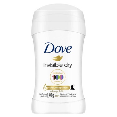 Dove Invisible Dry Moisturising Cream Deodorant Stick 40g