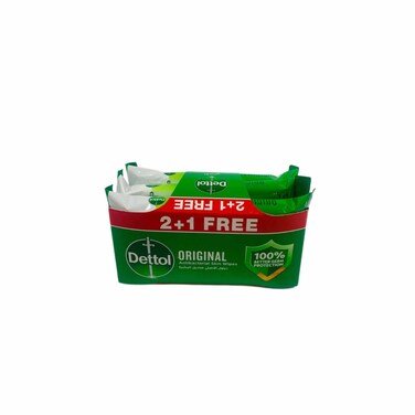 Dettol Original Antibacterial Skin Wipes, 10 Wipes x 3